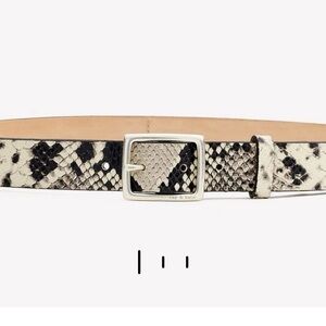 Rag and Bone NWT Boyfriend Belt Snakeskin